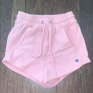 Light pink champion shorts
